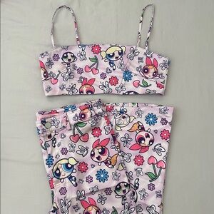 Dolls Kill Power Puff Girls Print Set